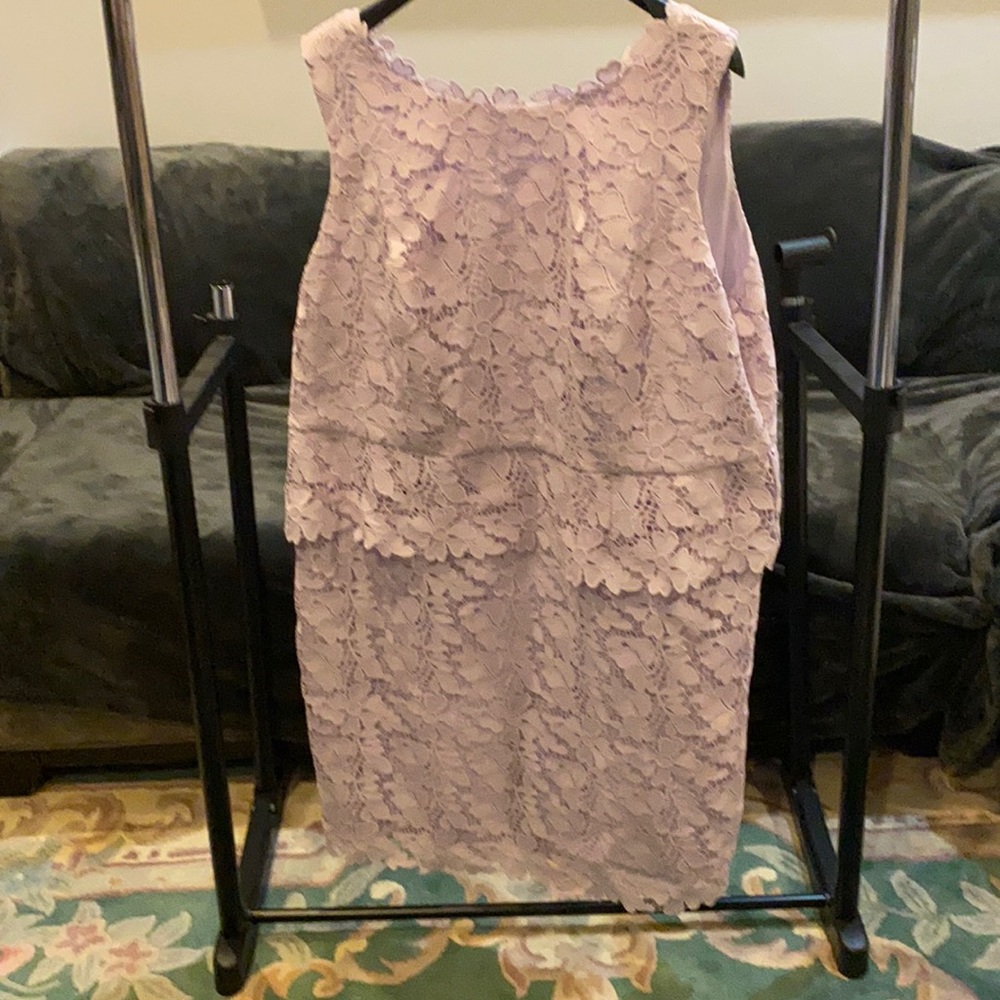 Talbots Lilac Laced Sleeveless Dress 20WP